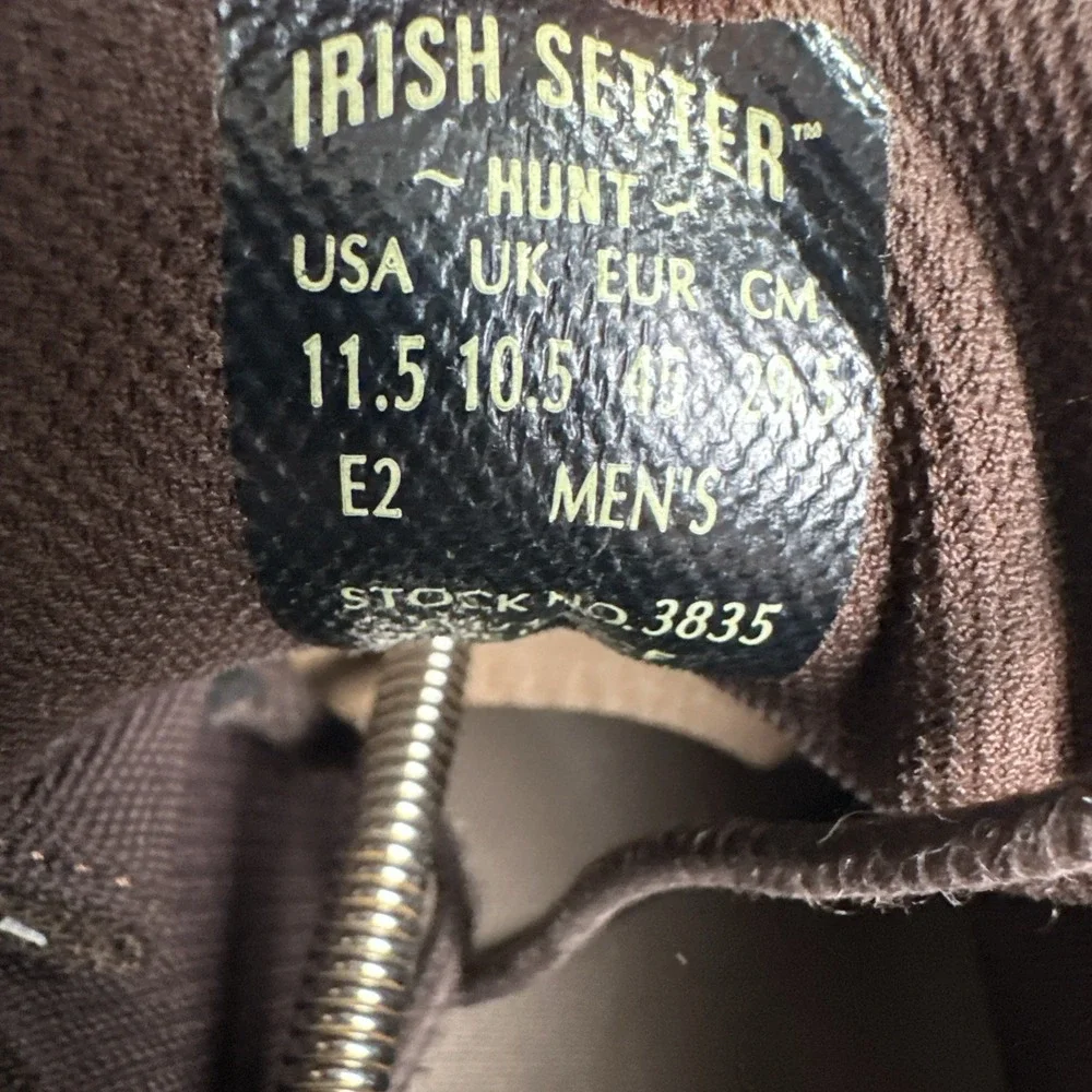 Red Wing Irish Setter Hunt Boots Men 11.5 Brown Leather UltraDry Waterproof